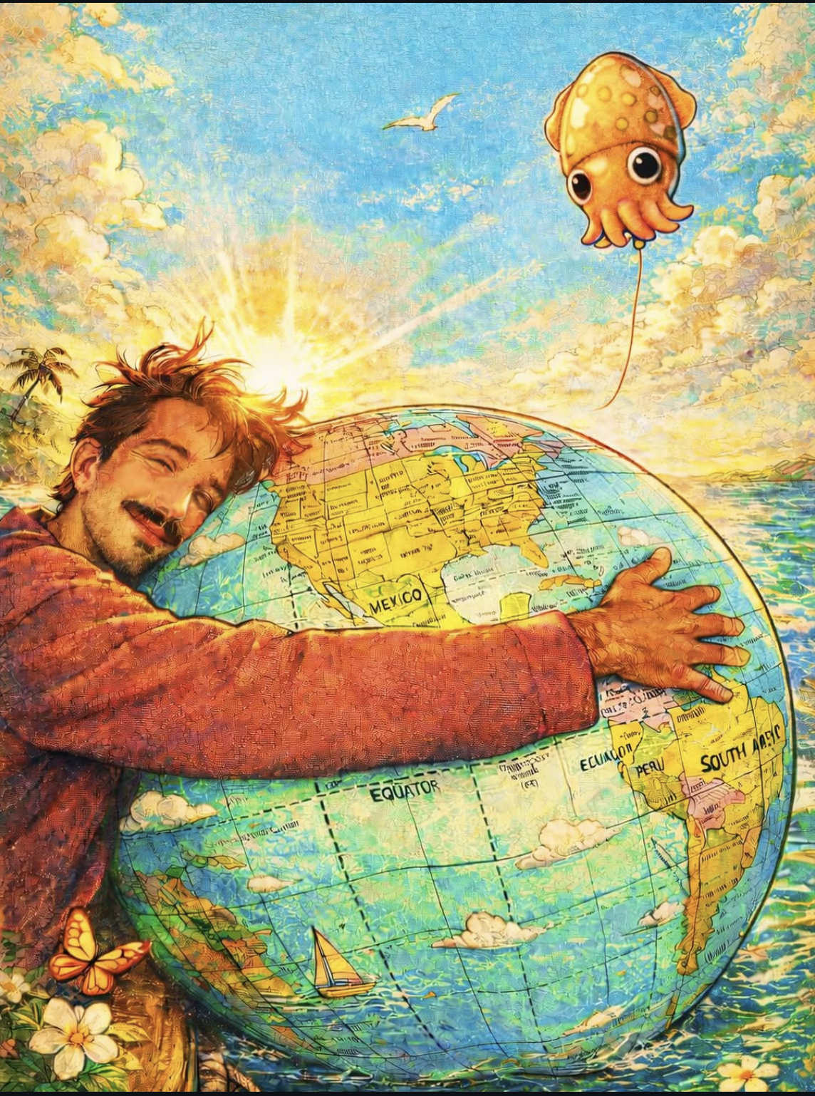 Mitchou enlace la Terre